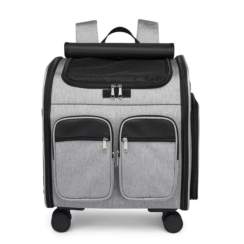 Pet Trolley Case Cat Bag Large Capacity Folding