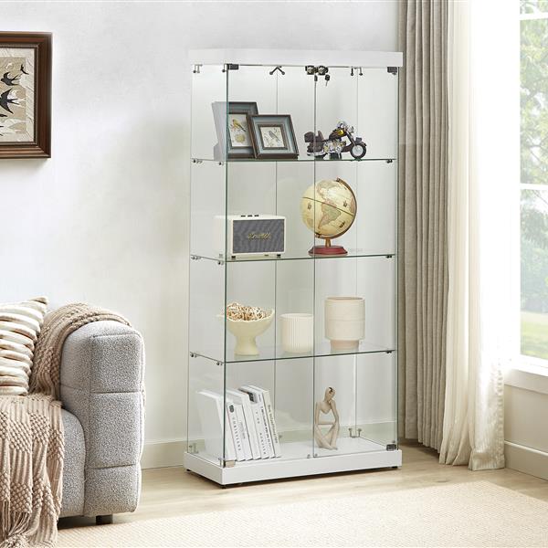 Glass Display Cabinets For Living Rooms, Bedrooms, Showrooms And Offices-It Is Forbidden To Sell On The Temu Platform