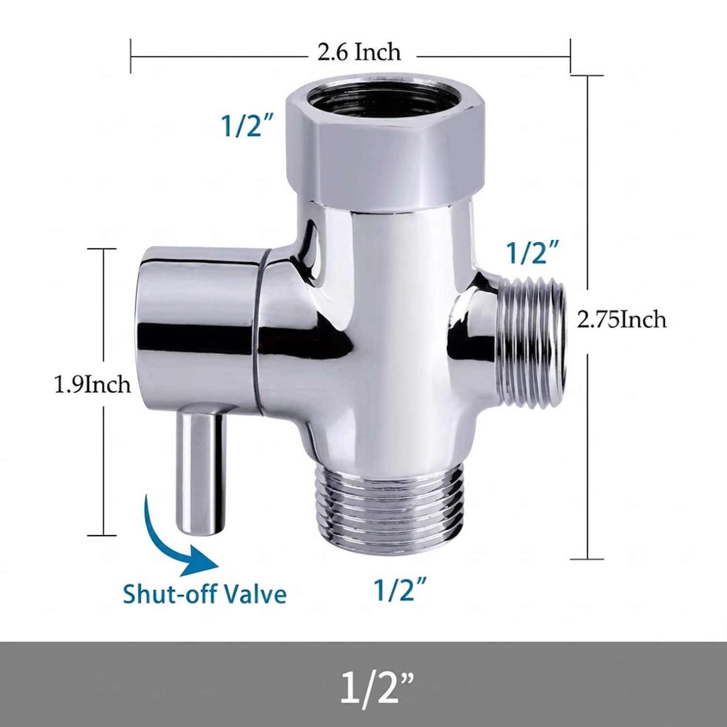 Stainless Steel Bathroom Bidet Spray Handheld Shower Head Shattaf Toilet — image 7