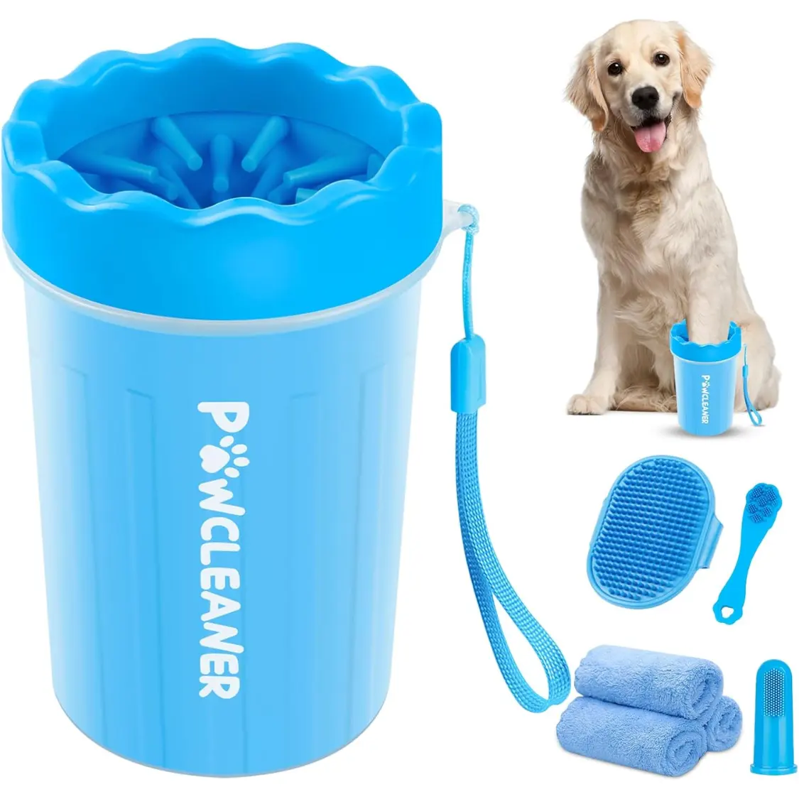 Professional 7 In 1 Dog Paw Cleaner