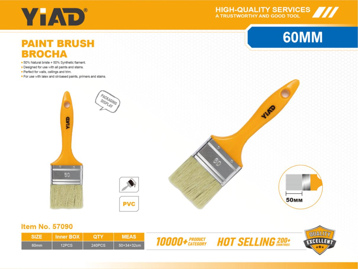 60MM Plastic Handle Paint Brush, Only Supports Self-pickup, Please Note That Free Shipping Is For Anti-bidding Price