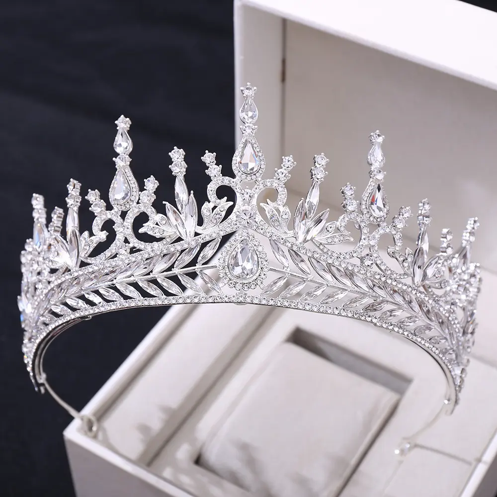 Wedding Headwear Hair Hoop Set Crystal Baroque