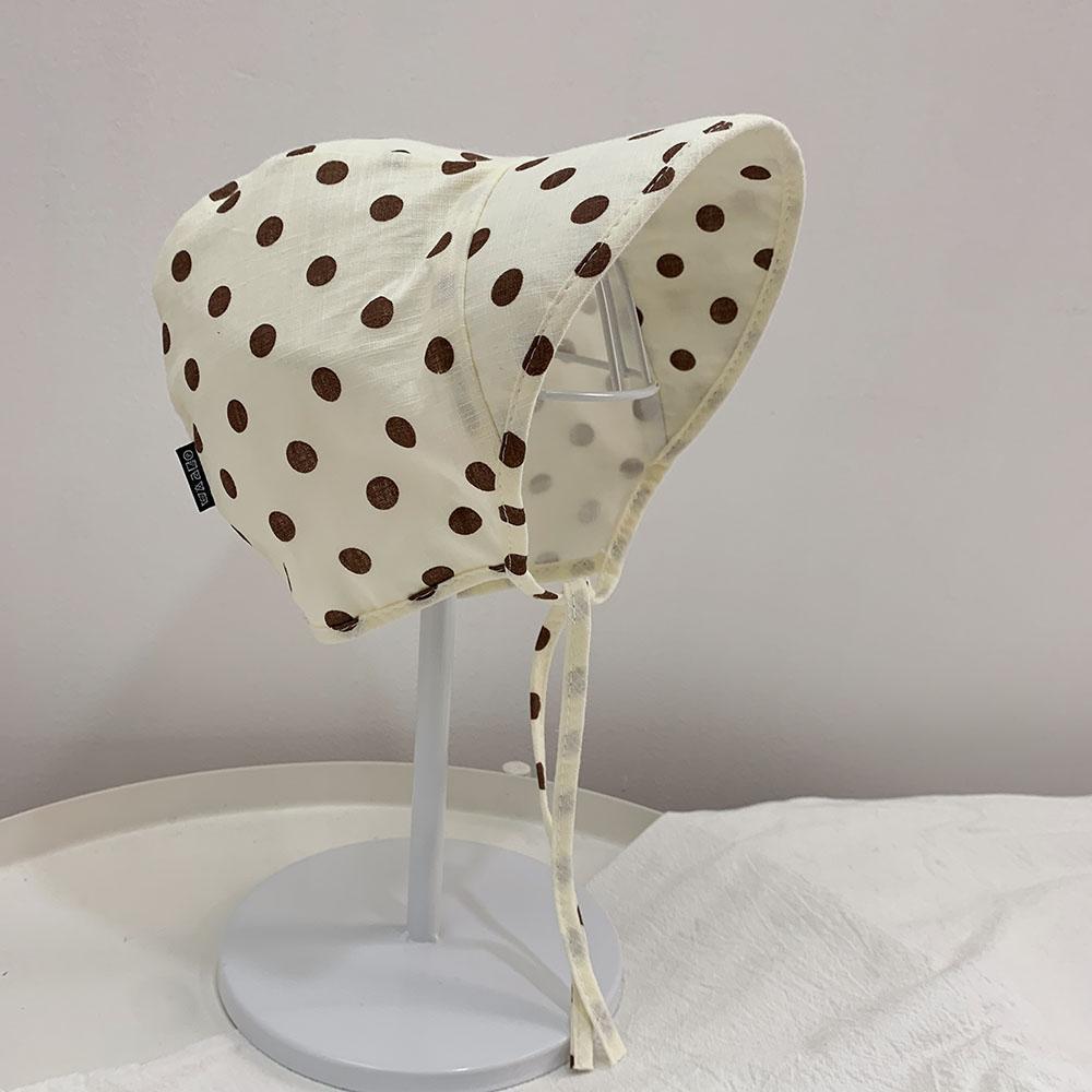 Baby Big Brim Windproof Lace-up Sun Hat