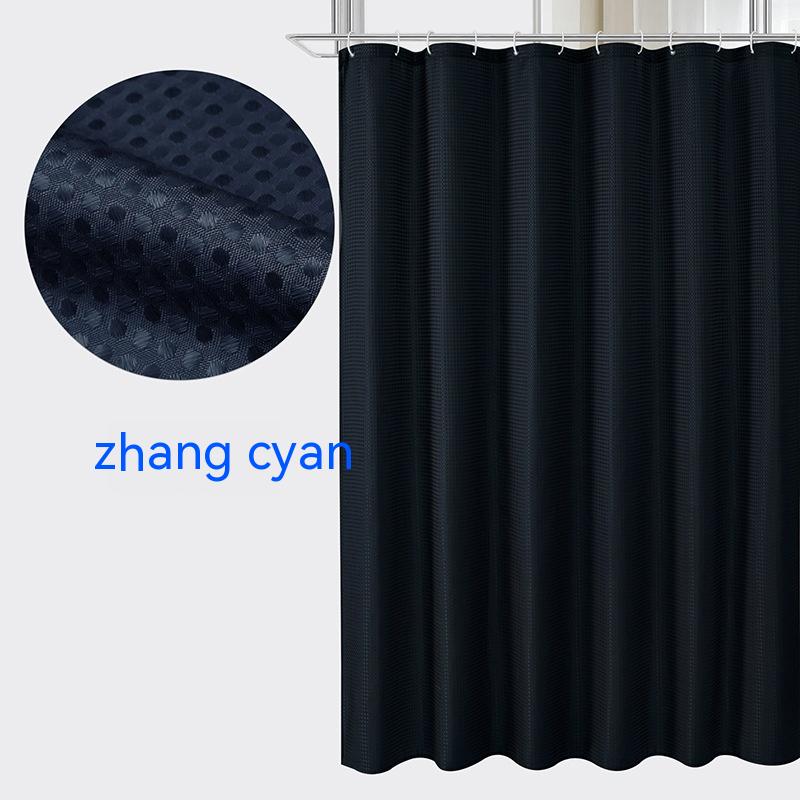 Title 9, Plain Waffle Polyester Shower Curtain