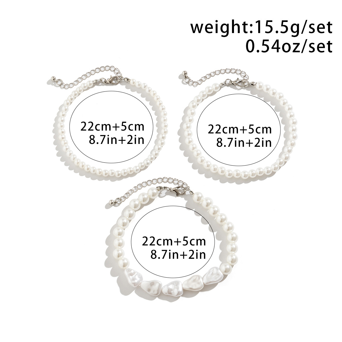 Title 17, Retro Pearl Twin Woven Baroque Necklace Niche ...