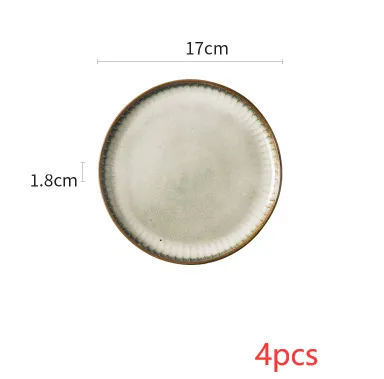 Household Nordic Tableware - Brown 4Pcs