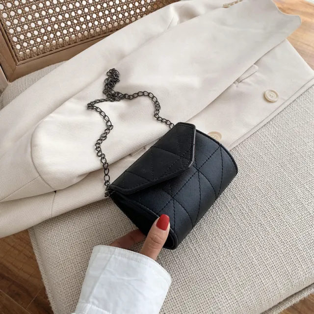 Girls Fashion Trend Texture All match Bag Black - Shop at LoveMi
