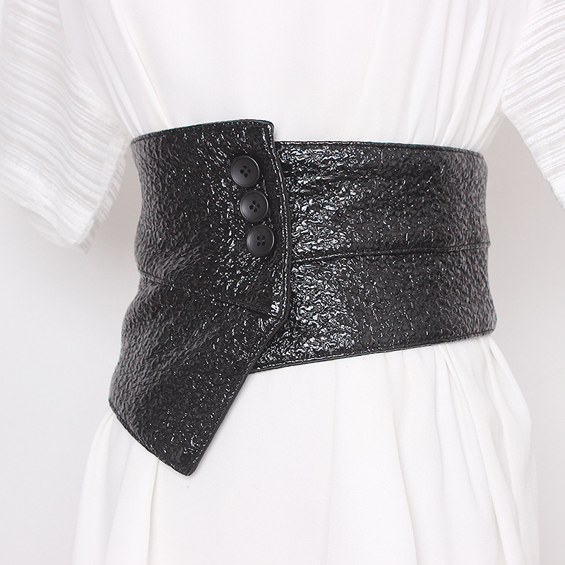 Title 2, Patent Leather Girdle Women