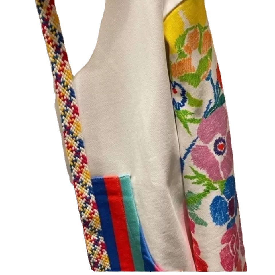 Fashionable Women's Sleeve Printed Waffle Sweatshirt