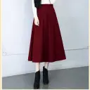 Burgundy 76Cm With Pockets