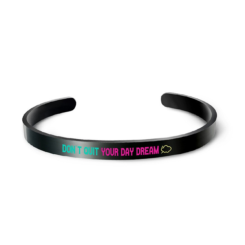 Bracelet Color Printing European And American Titanium Steel