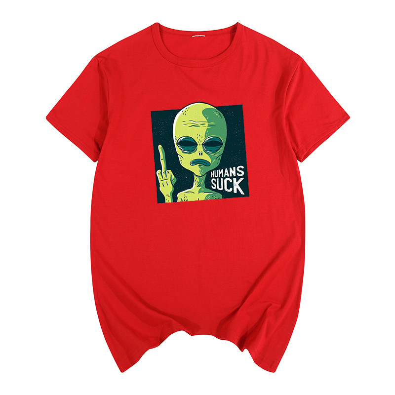 Funny Spoof Cartoon Short-sleeved T-shirt For Men And Women