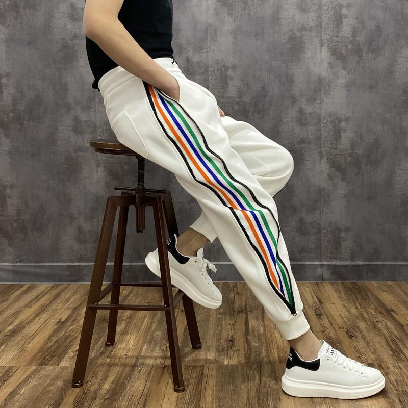 Title 5, Rits Rainbow Strip losse broek met gebundelde p...