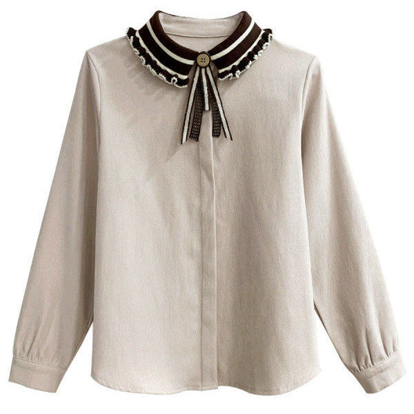 Women's Autumn And Winter Corduroy Long-sleeved Shirt
