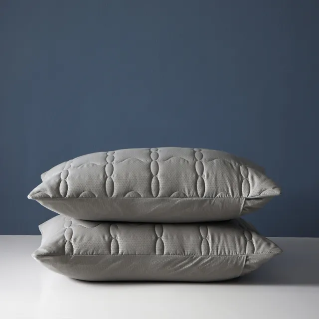 Antibacterial Pillow Protection Cover Quilted Anti Grey - Shop at LoveMi