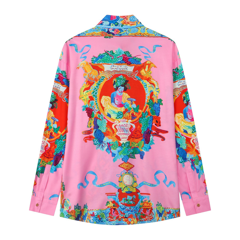 Title 4, Vintage digital print long-sleeved shirt for a ...