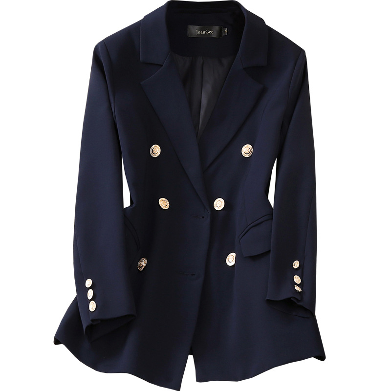 Plus Size Women's Slim Fit Blazer Navy - Shop at LoveMi