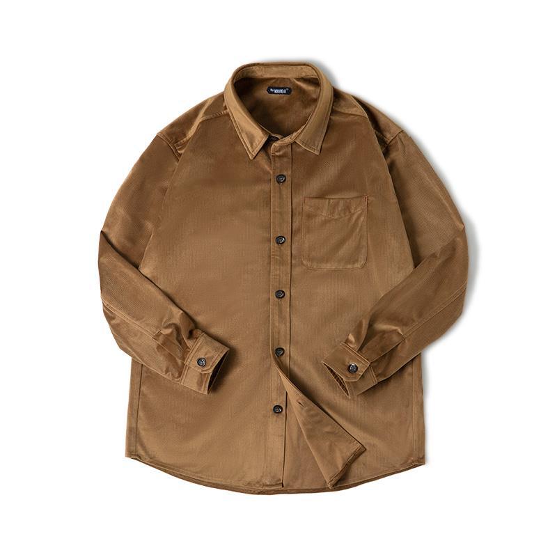 Men's Autumn Anti Wrinkle Layered Long Sleeve Shirt