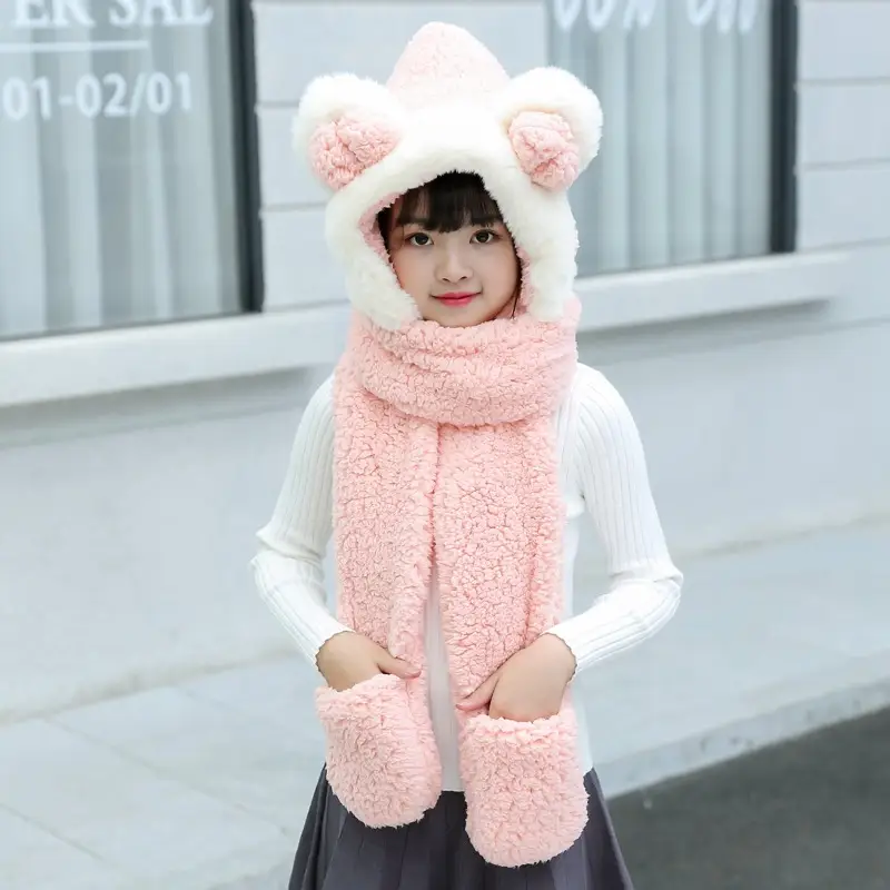 Cute Children's Windproof Earmuffs Padded Collar