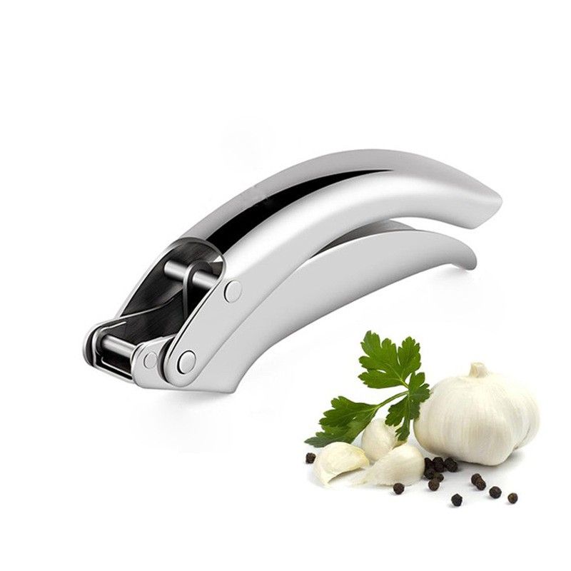 Title 4, 304 Stainless Steel Garlic Press