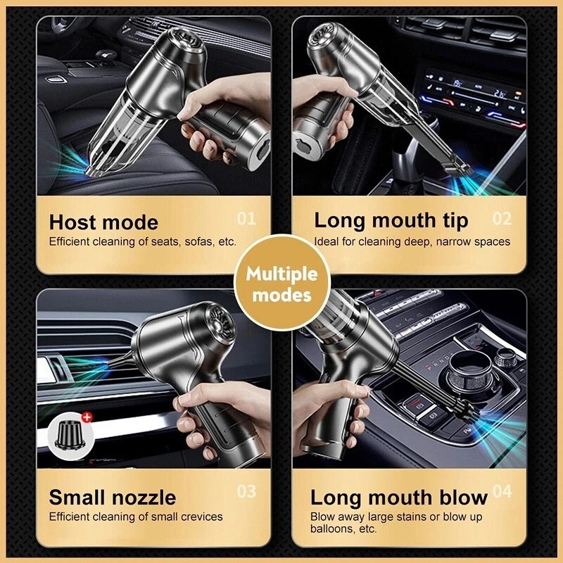 120W Cordless Hand Held Mini Portable Car Auto Home Wireless Vacuum Cleaner New — image 11
