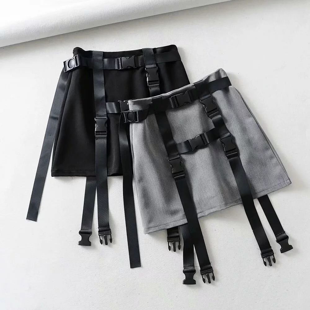 Title 4, Korean college style A-line skirt, a flattering...