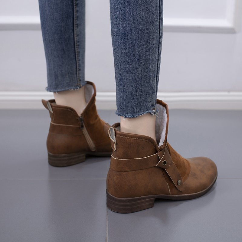 Title 5, Herbst-Winter Casual-Schuhe mit flachem Absatz,...