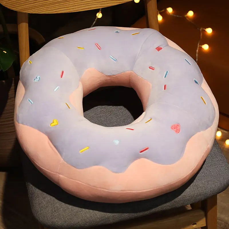 Cute Donut Pillow Girl Bed Doll Cushion