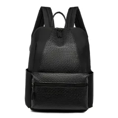 Large Capacity Travel Simple Schoolbag For Middle School Students - Black - View 1