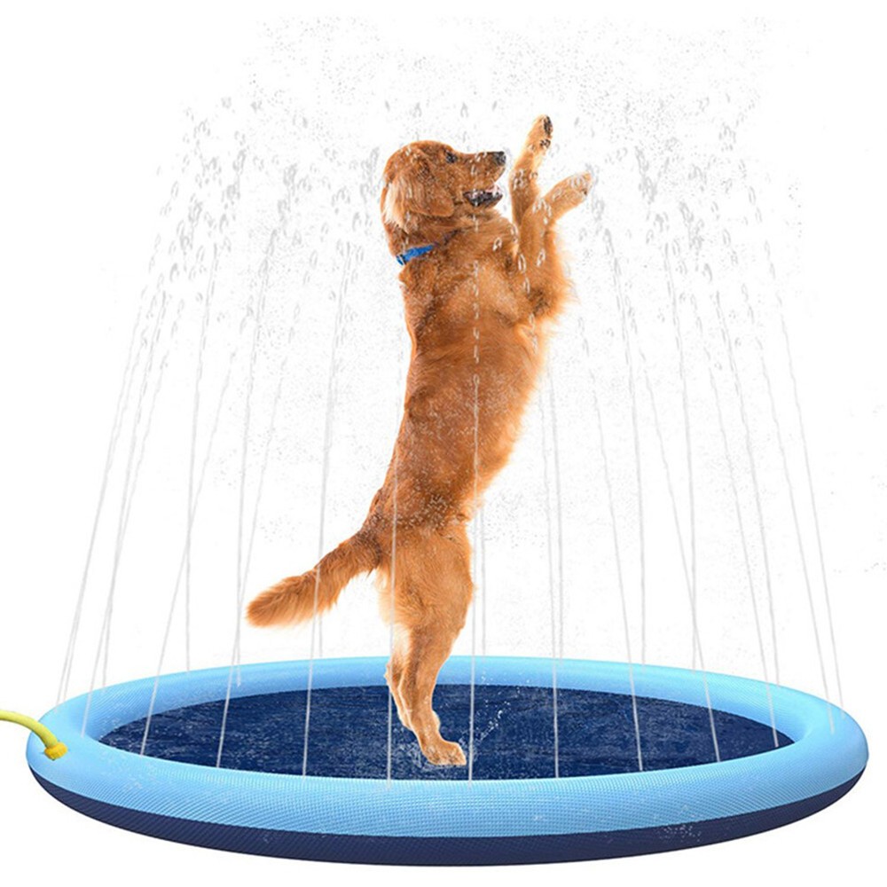 170cm P Et Kids Splash P Ad & S Plash P Lay P Ad Outdoor Inflatable Dog Pool Mat 86