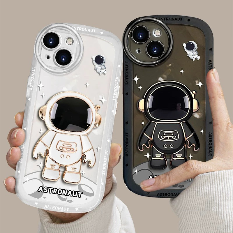 Space High-value Planet Astronaut Bracket Mobile Phone Case - Image 4
