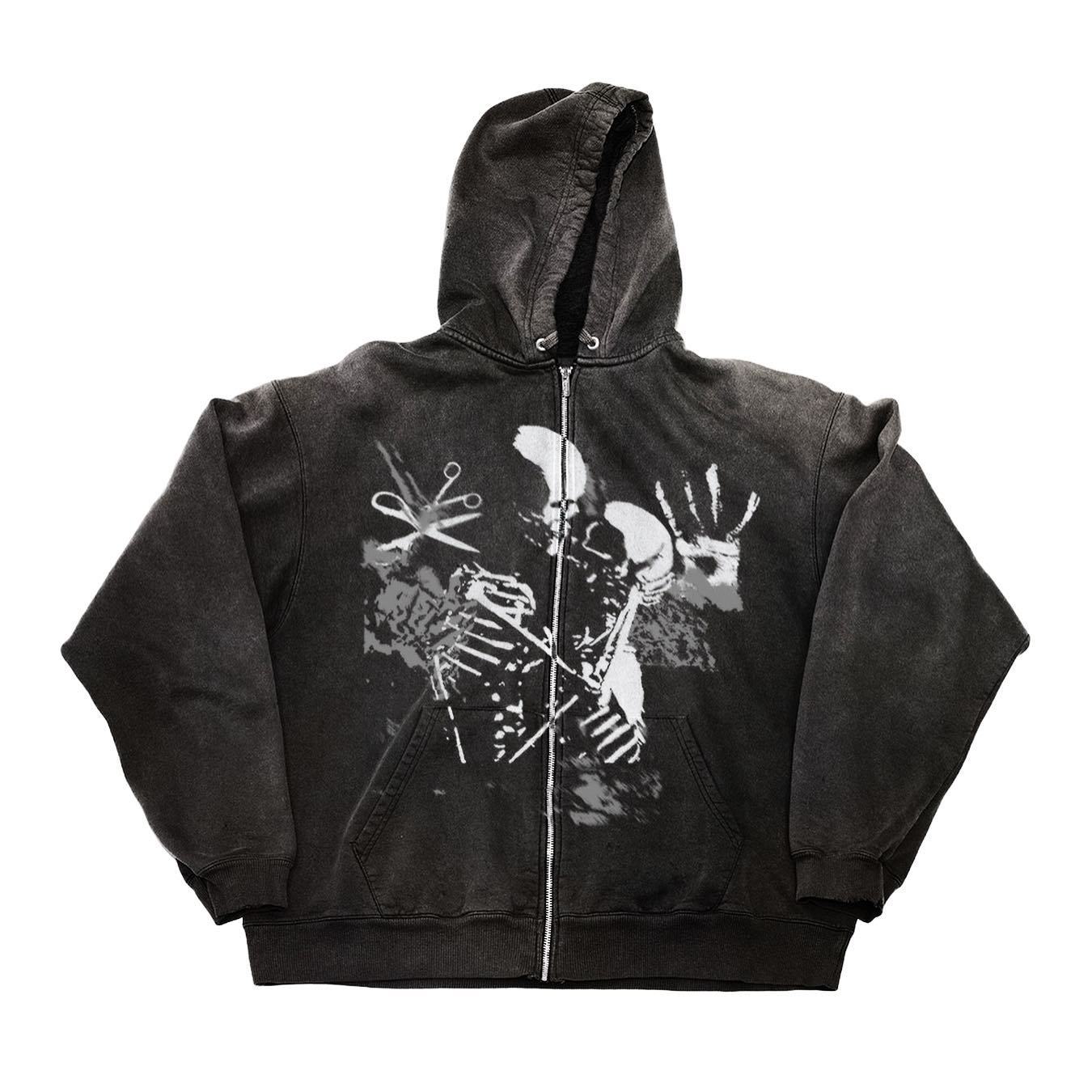 Title 3, Unisex Zip Hoodie lange mouwen voor heren en da...