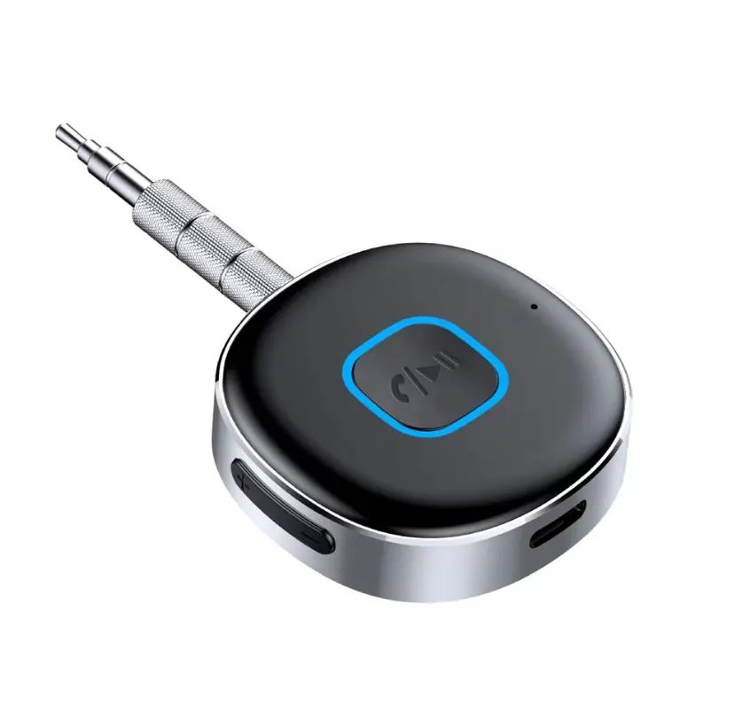 Black Bluetooth Handsfree Receiver Plug and Play 12-24V ABS