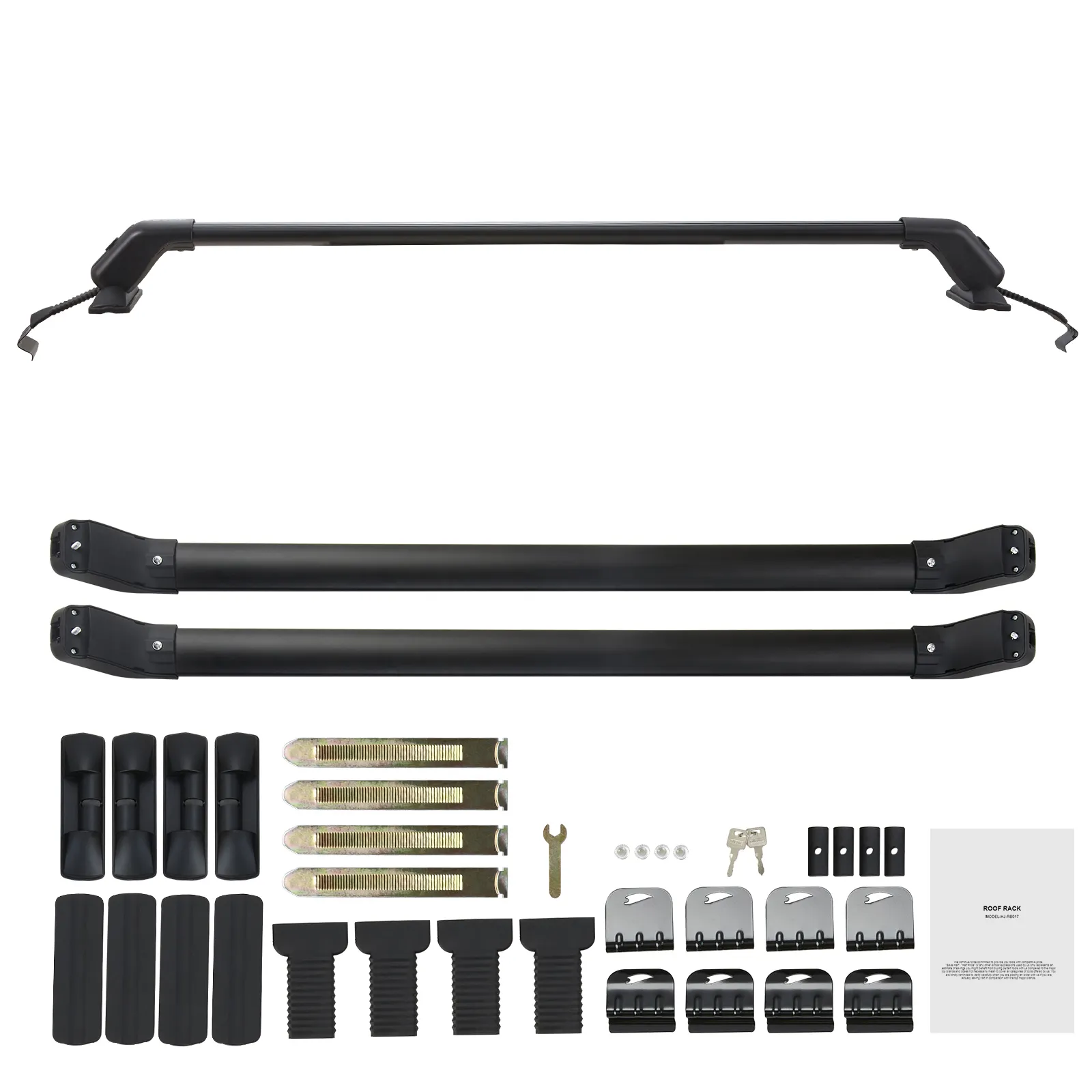 Universal Roof Rack Cross Bars, 41.3in Aluminum