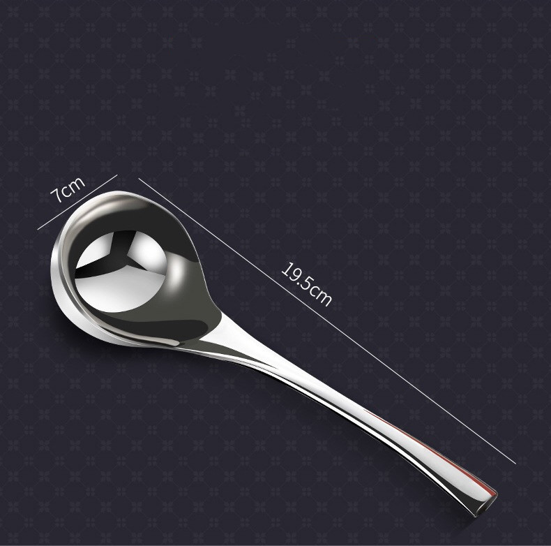 Title 3, 304 stainless steel spoon long handle