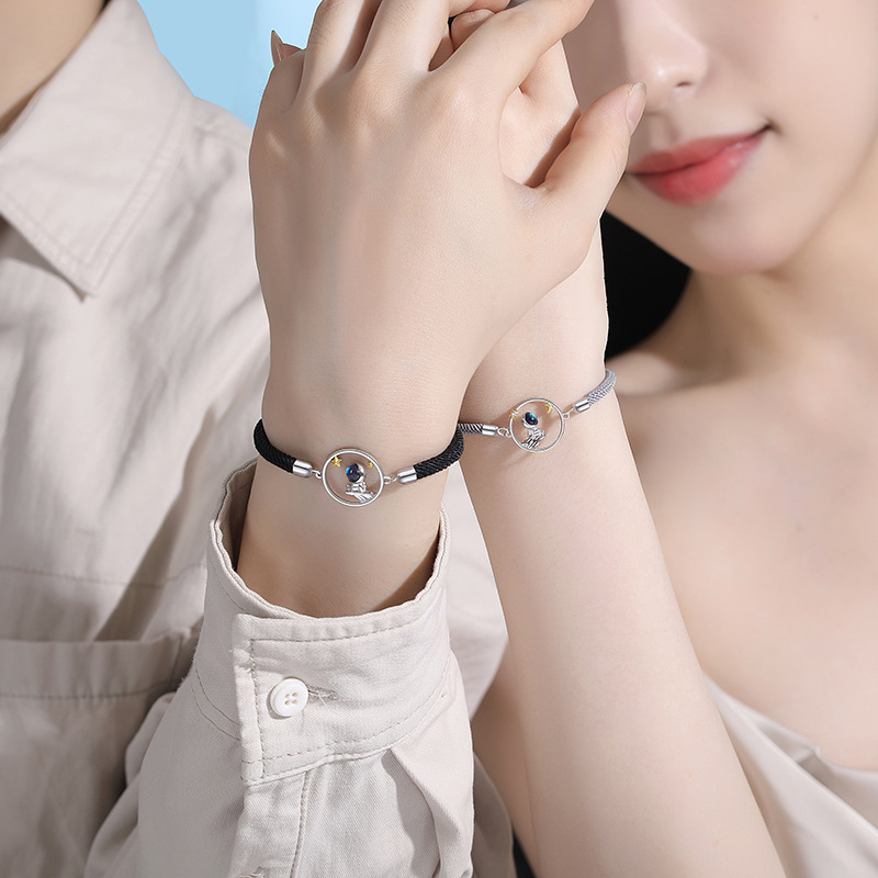 Astronaut Couple Bracelet Male And Female Starry Sky