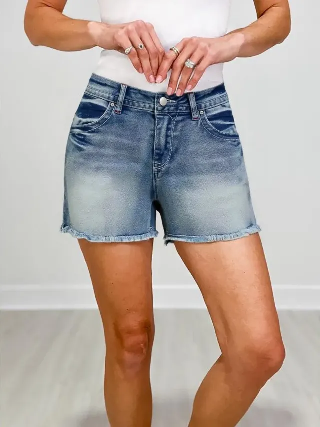 Women's Mid Rise Relaxed Loose Fit Jeans 3D Wrinkle Whiskering Vintage Wash Full Length Denim For All Seasons Size12 - Shop at LoveMi