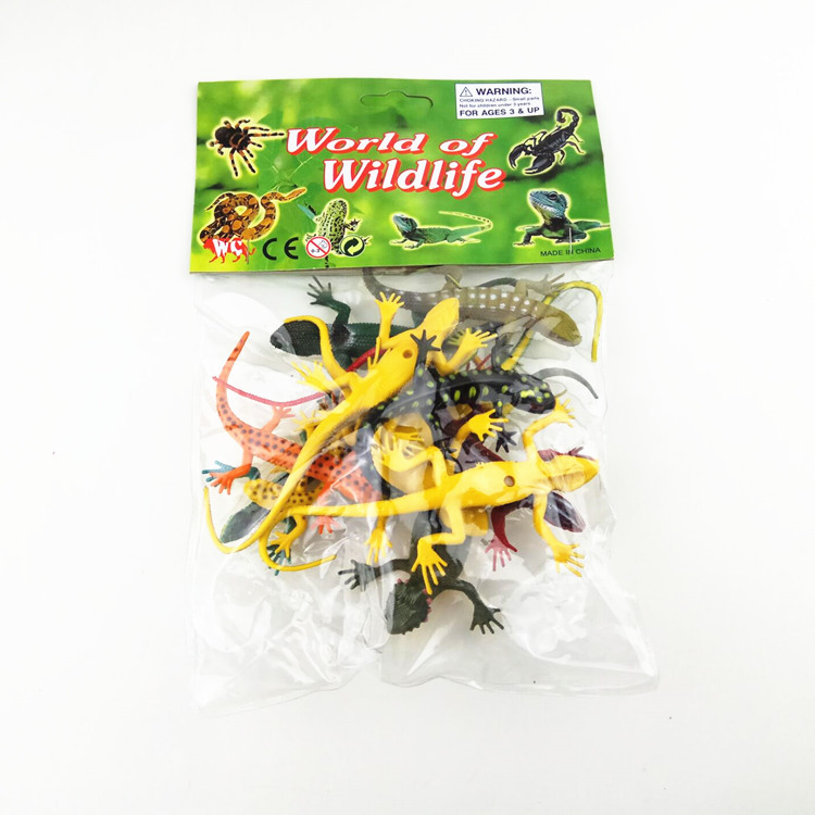 Title 3, Plastic Wild Animal Model Simulation Lizard Toy