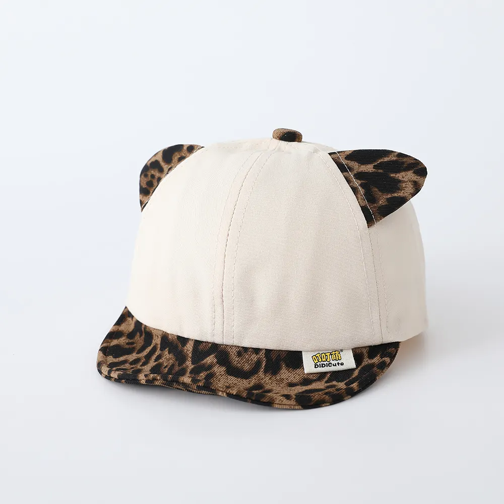 The New Patchwork Leopard Print Brimmed Cartoon