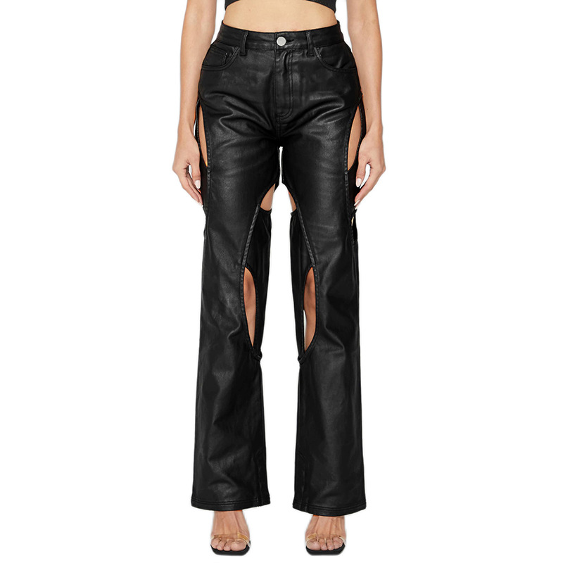 Title 3, Damen Casual High Waist Straight Pants – Bequem...