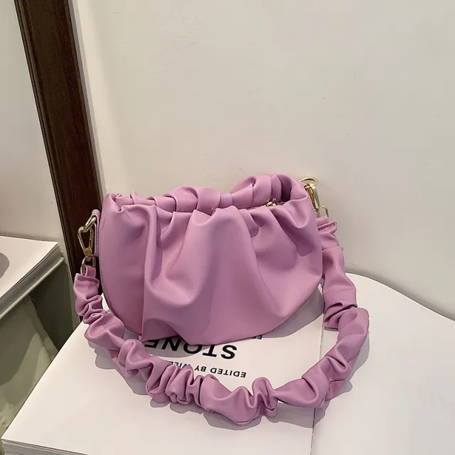 Women Summer All match One shoulder Armpit Small Square Bag Purple - Shop at LoveMi