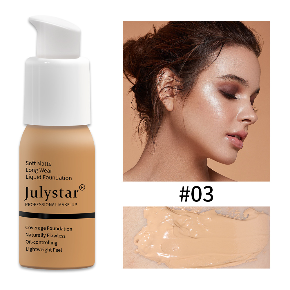 Moisturizing Foundation Make-up, Waterproof, Long-lasting, Concealer, Liquid Foundation, Beauty Makeup — foto 7