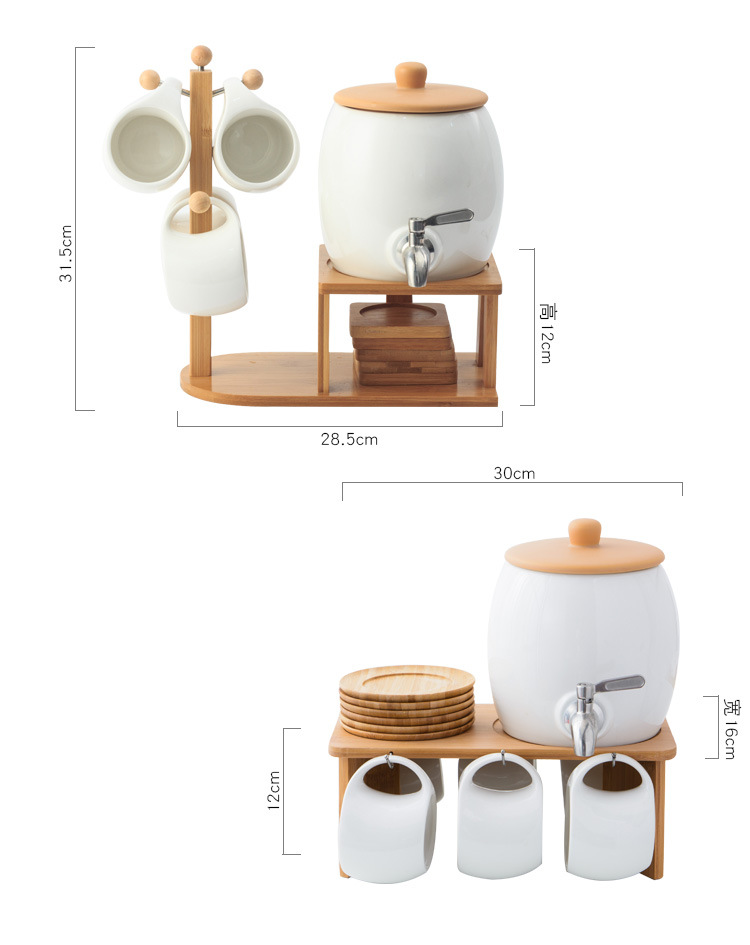 Title 2, Creative Ceramic Cup Set Household Cup Bottle