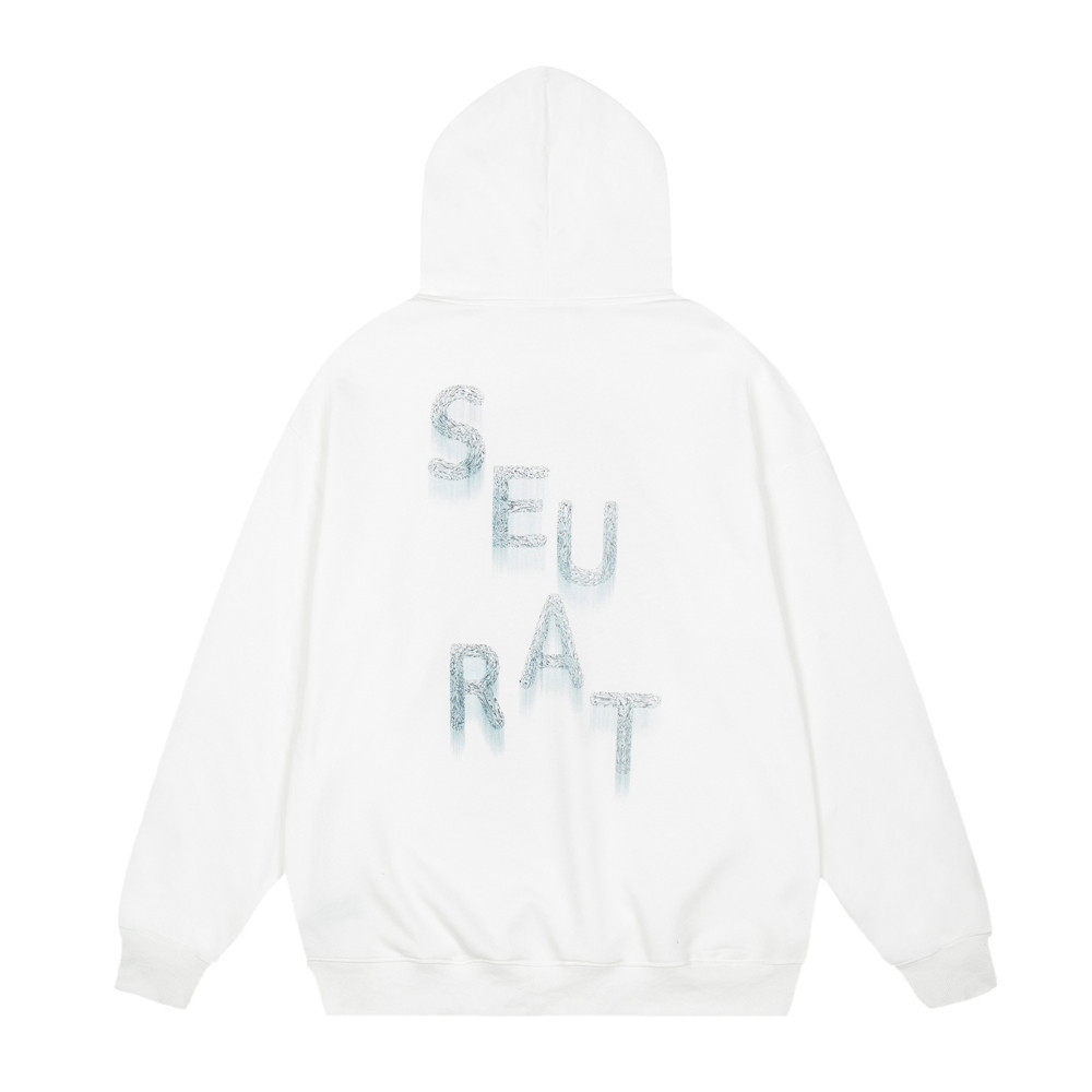 Dark Alphabet Print Hoodie Men's Sweatshirt