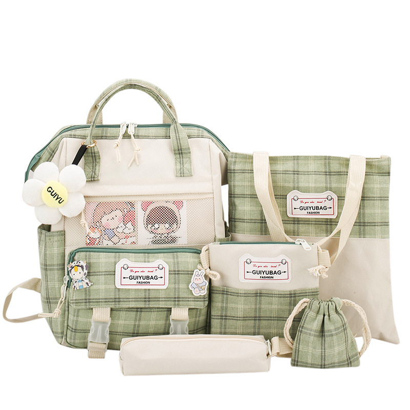 حقيبة ظهر نسائية بتصميم جديد بسعة كبيرة من الكانفاس