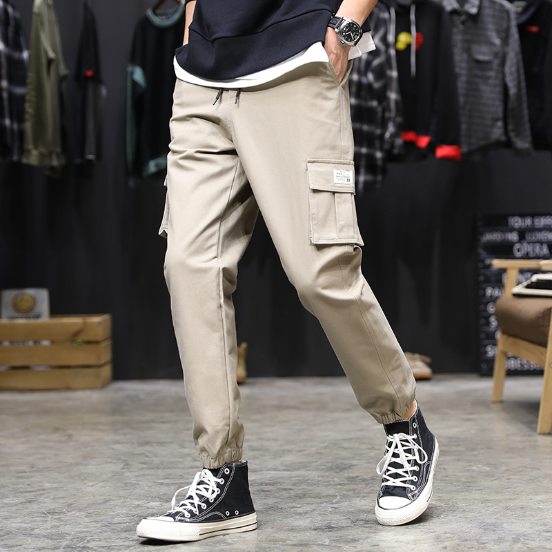 Title 2, Sports All-match Casual Trousers with Waistband...