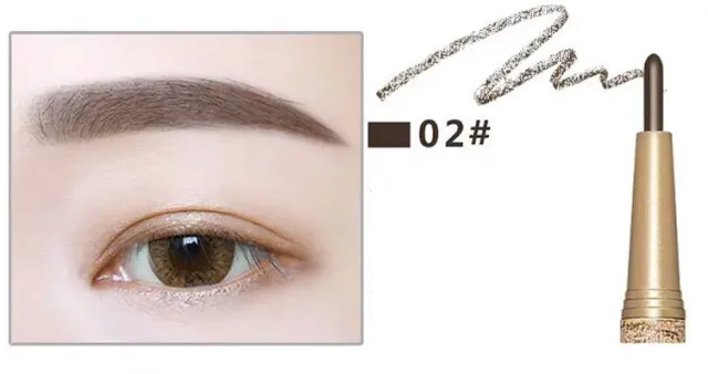 Automatic Rotating Eyebrow Pencil Waterproof And Sweat Proof Brown - Shop at LoveMi