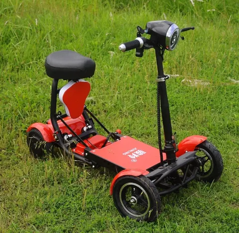 Cyungbok Folding Mini Four-wheel Adult Electric Bicycle Transport Scooter