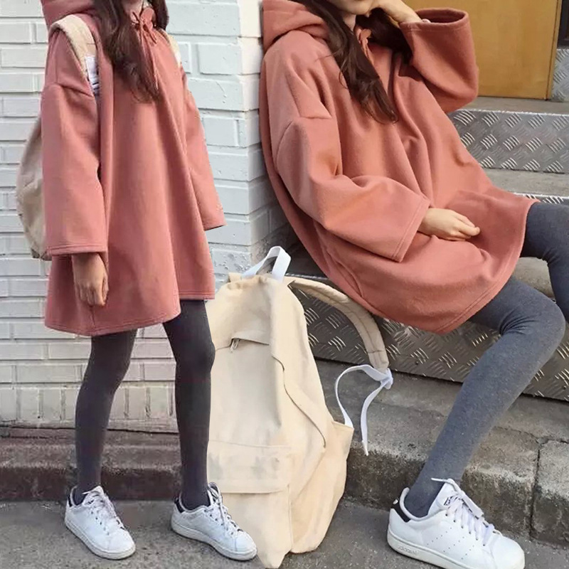 Autumn And Winter Clothing New Korean Mid Length Loose