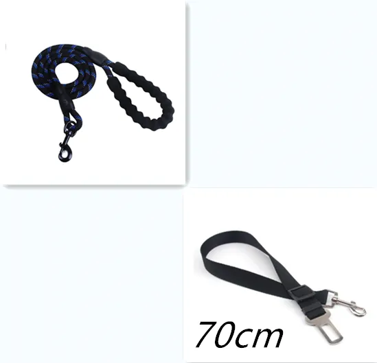 Reflective Dog Leash Nylon Pet Dog Leash Rope For Small Medium Large Dogs Walking Training Pet Suppiles Black Set - Shop at LoveMi